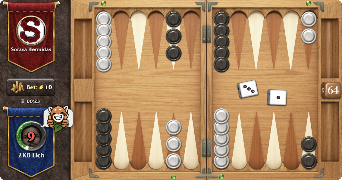 Backgammon Multiplayer Online - Jogo Gratuito Online